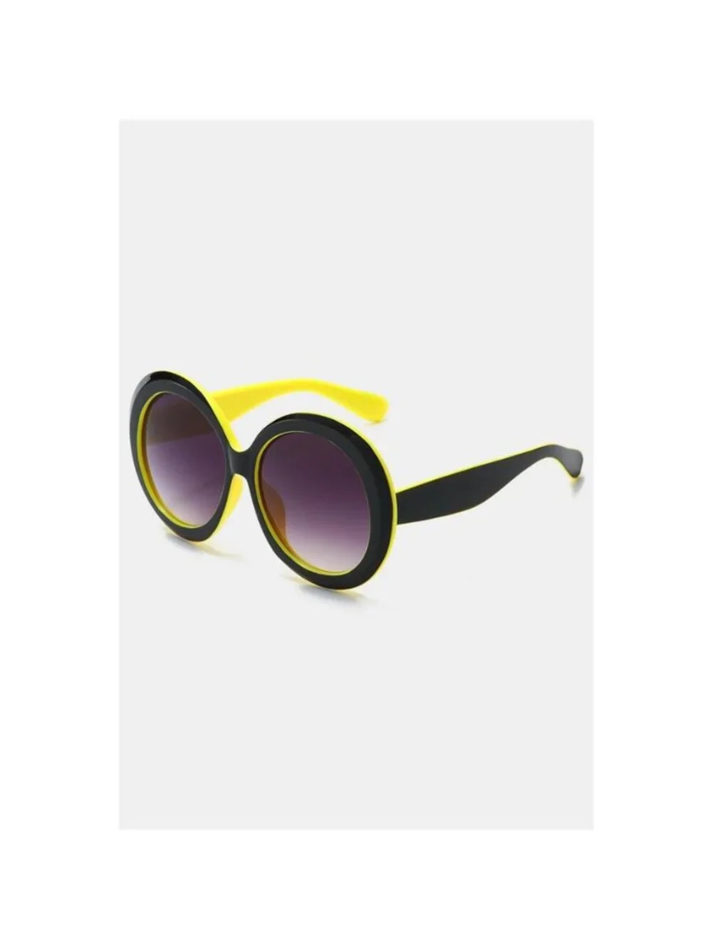 Oversized Round Frame Fashion Sunglasses